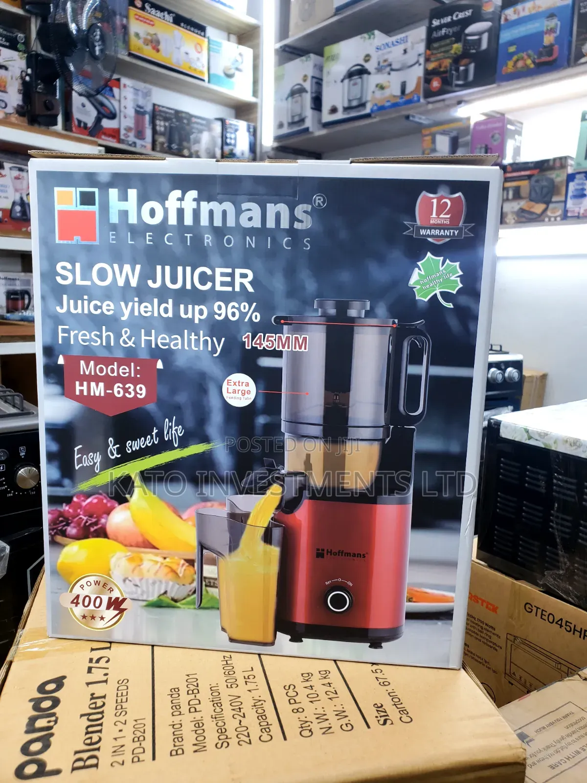 Extra Large Neck Slow Juicer Hoffmans