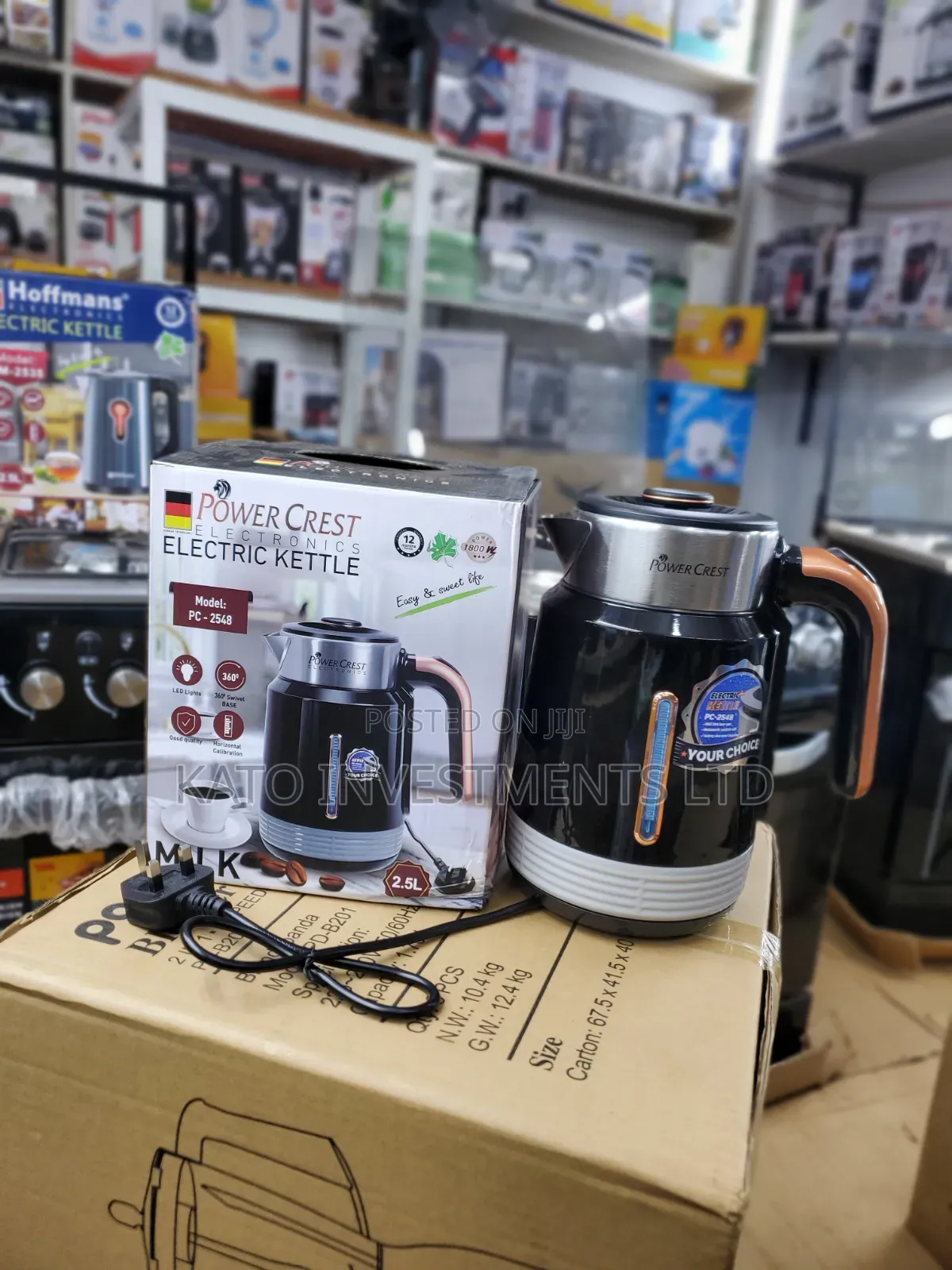 Power Crest 2.5l Electric Milk and Water Paco Kettle