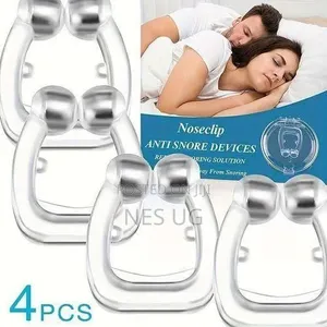 4pcs Silicone Magnetic Anti-Snoring Nose Clips Sleep Apnea Aid