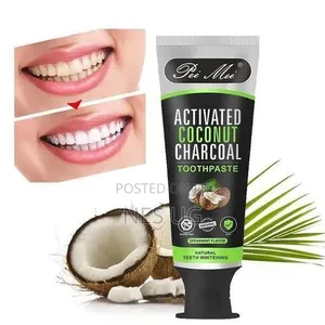 Activated Coconut Charcoal Toothpaste Natural Teeth Whitening - 100ml