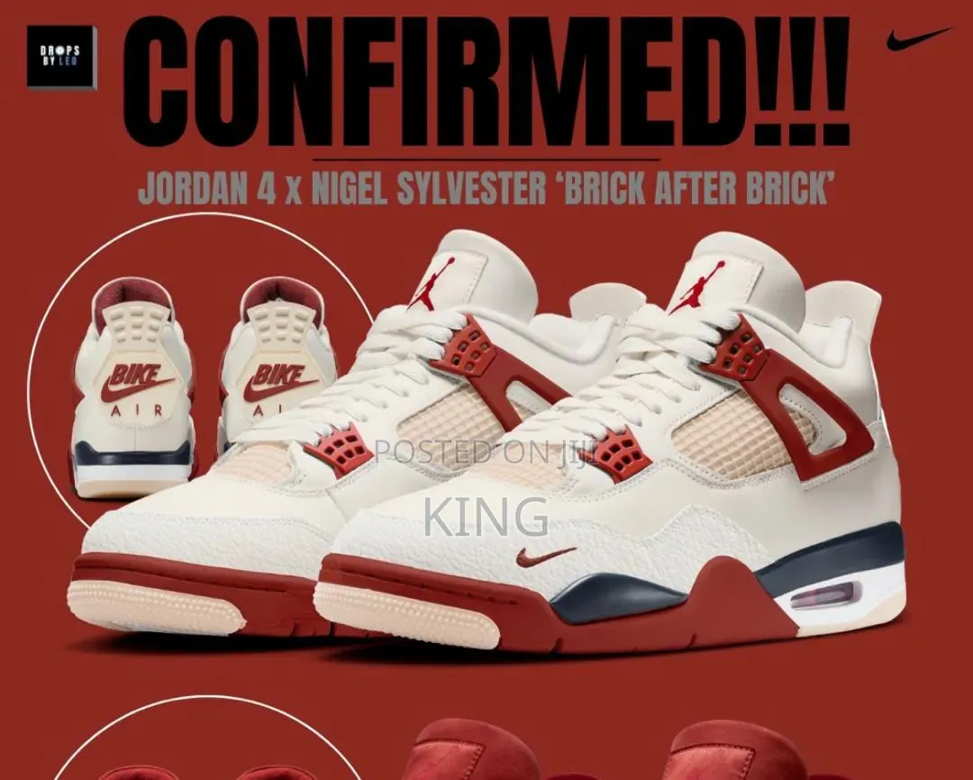 Nigel Sylvester X Air Jordan 4 "Brick After Brick",