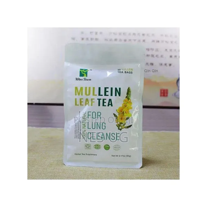 100% Natural Mullein Leaf Tea for Lung Cleanse Detox Tea