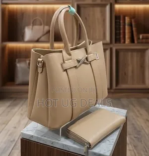 2 in 1 Chrisbella Medium-Sized Tote Bag - Color Varies