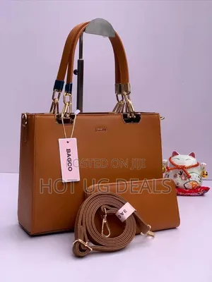 2pc Ladies Designer Classic Handbags - Color Varies