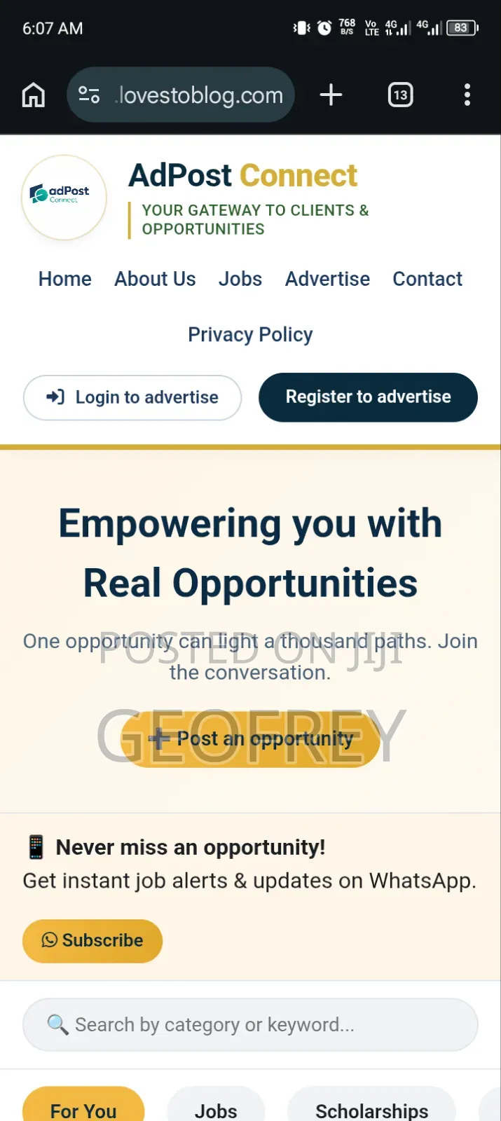 Website for Sale