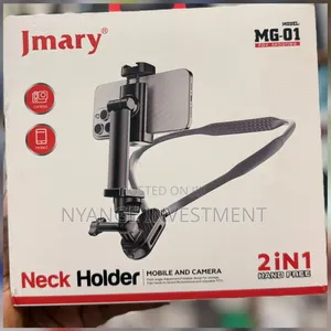 Jmary Neck Holder for Shooting With Smartphones and Action Cameras.