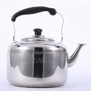 A Stainless Steel Stovetop Tea Kettle