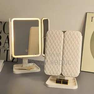 Tri-Fold Led Cosmetic Mirror