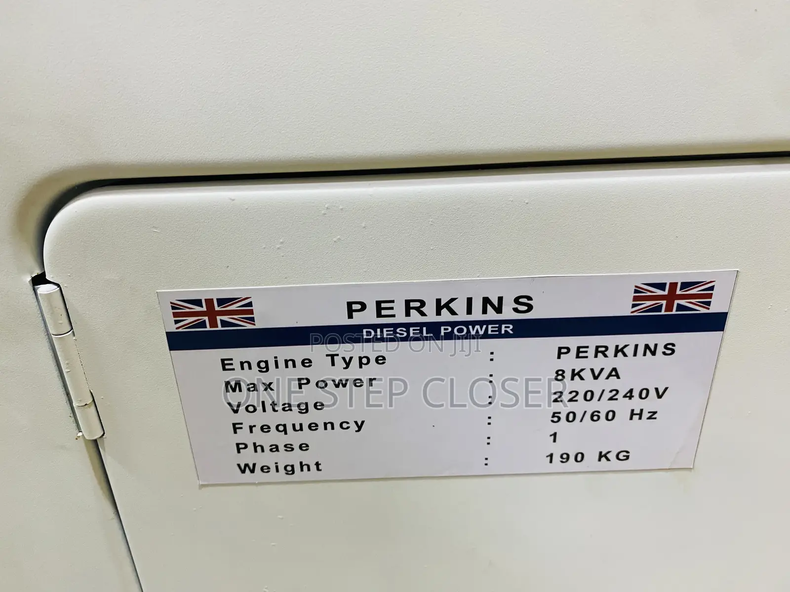 8kva Perkins Silent Generator