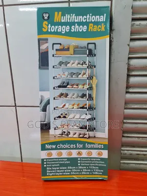 Multifunctional Storage Shoe Rack Plastic Shoe Rack 8tiers/Layers