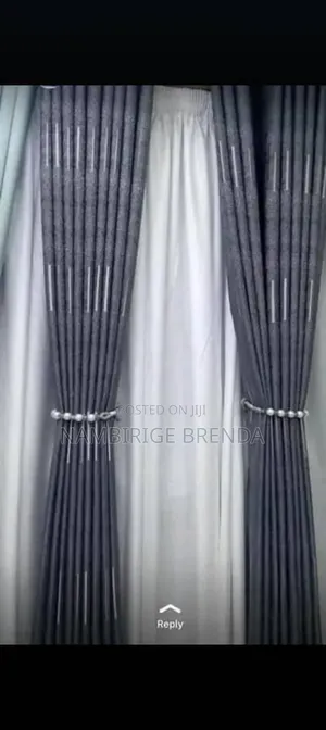 Straw Grey Curtains