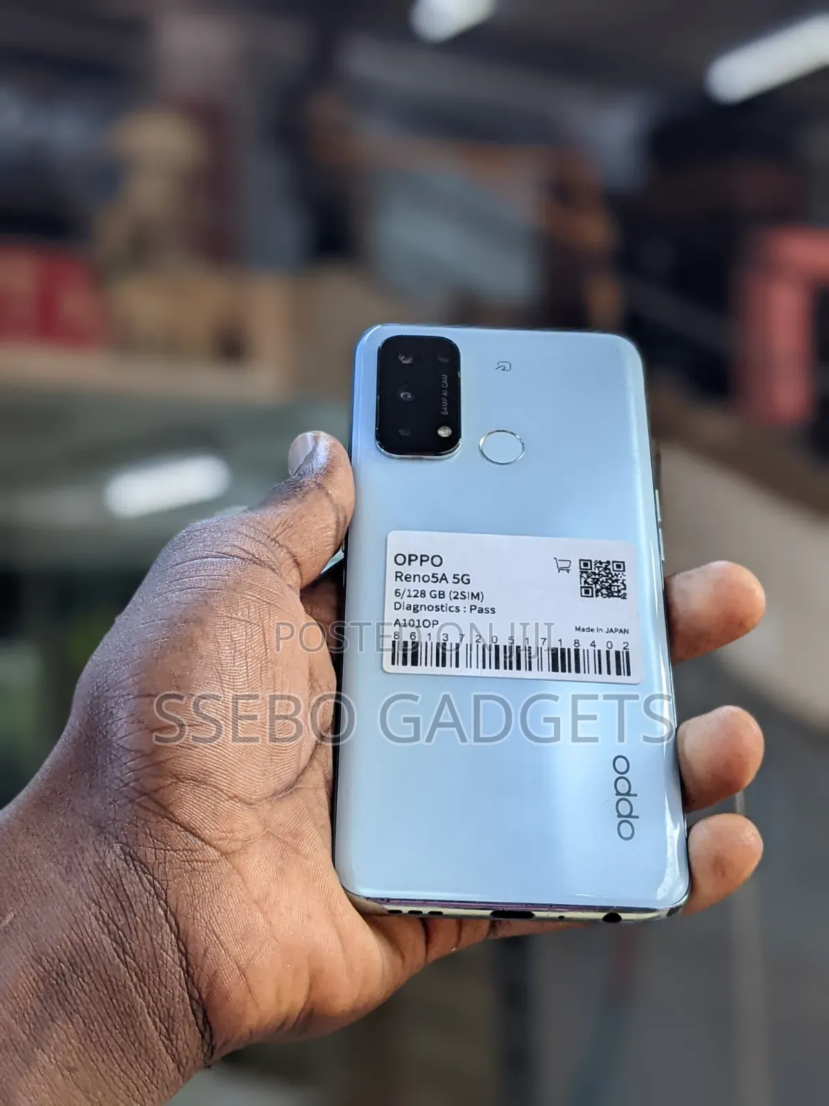 Oppo Reno5 A 128 GB Blue