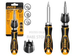 Ingco 8 in 1 Ratchet Screwdriver Set
