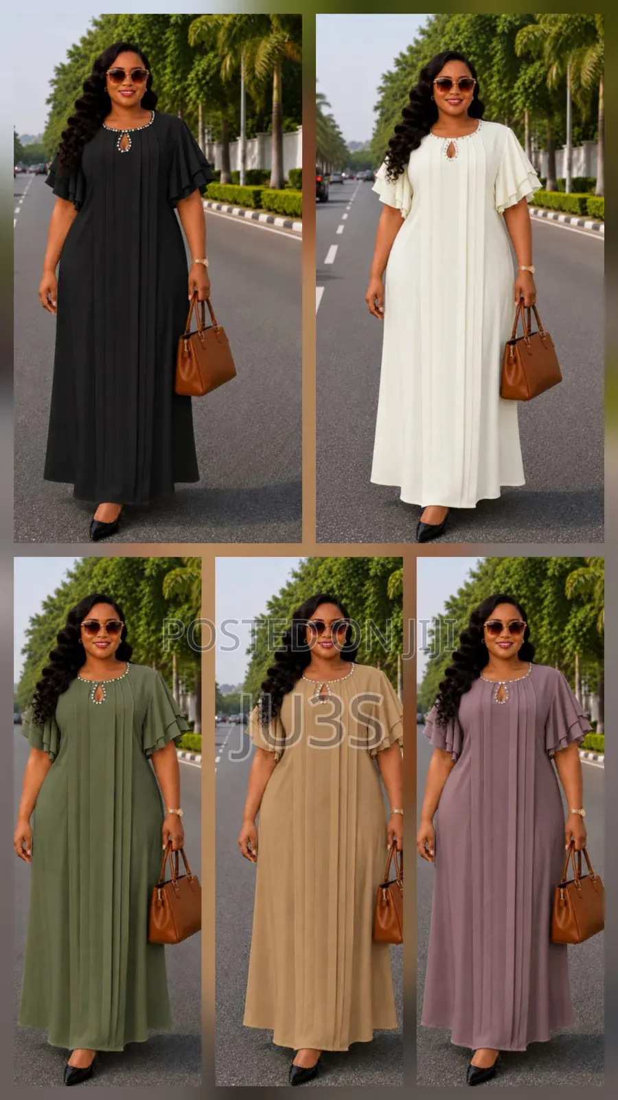 Ever-Pretty Pleated Maxi Dress