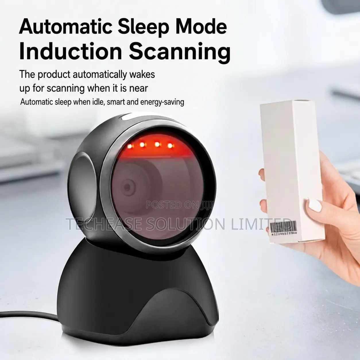 Desktop Barcode Scanner – 1d/2d Usb Barcode Qr Code Reader