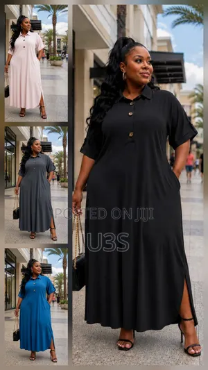 Shein Curve+ Plus-Size Shirt Dress