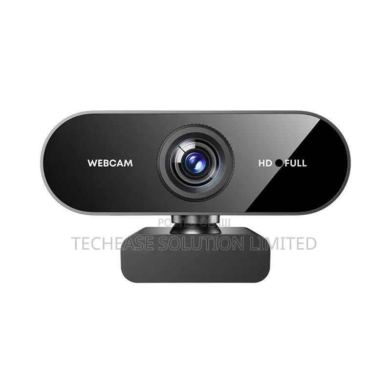Hd Webcam With Noise-Cancelling Microphones- Plug Play Usb Camera