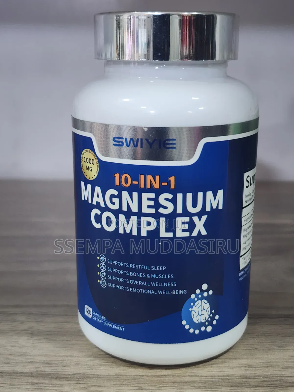 10 in Magnesium Complex Dietry Supplement 120 Capsules