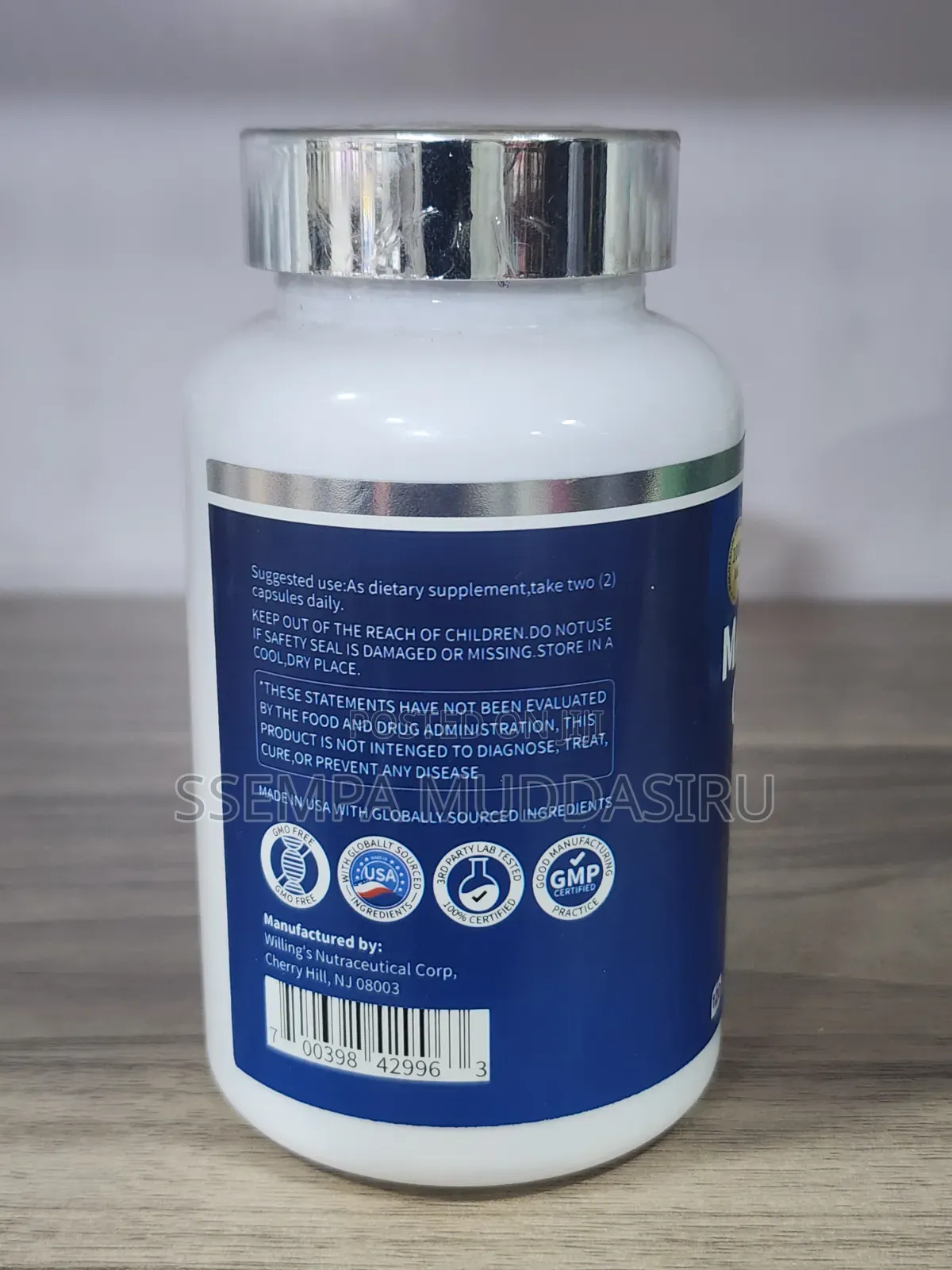 10 in Magnesium Complex Dietry Supplement 120 Capsules