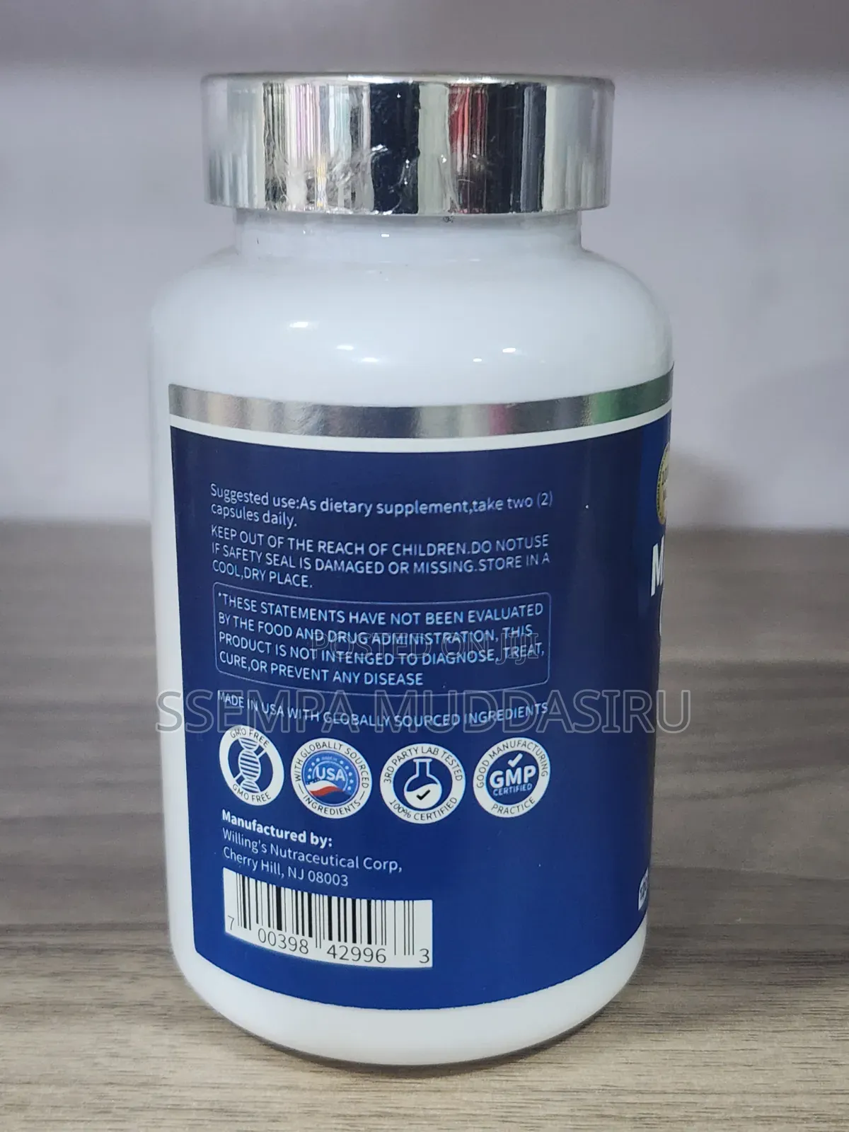 10 in Magnesium Complex Dietry Supplement 120 Capsules