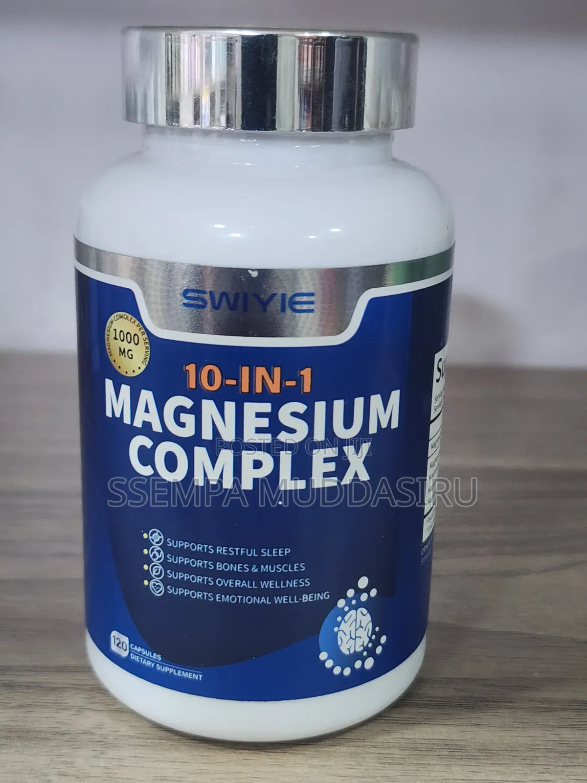 10 in Magnesium Complex Dietry Supplement 120 Capsules