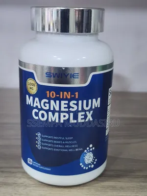 10 in Magnesium Complex Dietry Supplement 120 Capsules