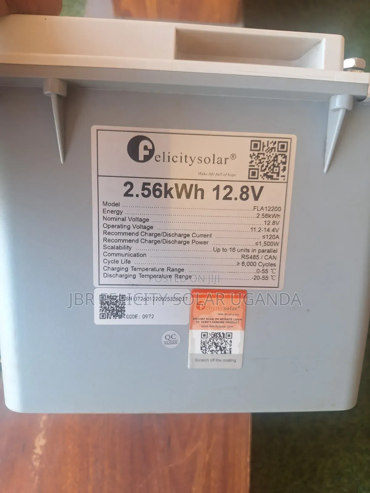 2.56kwh 12v Lithium Battery