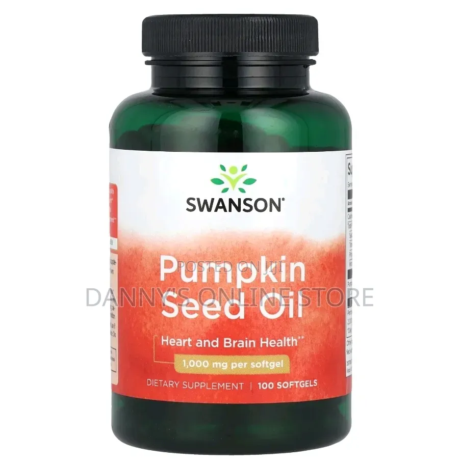 Pumpkin Seed Oil, 1000mg, 100 Softgels.
