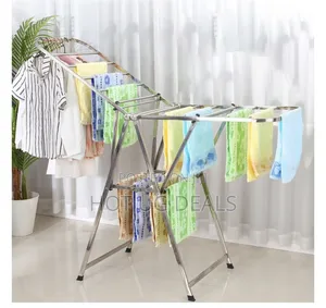 Versatile Folding Strong Metal Stainless Steel Laundry Drying Rack