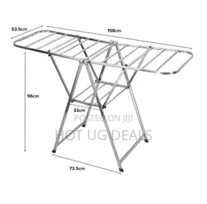 Versatile Folding Strong Metal Stainless Steel Laundry Drying Rack