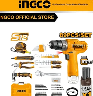 Ingco Hkthp10891 89-Piece Tool Set.