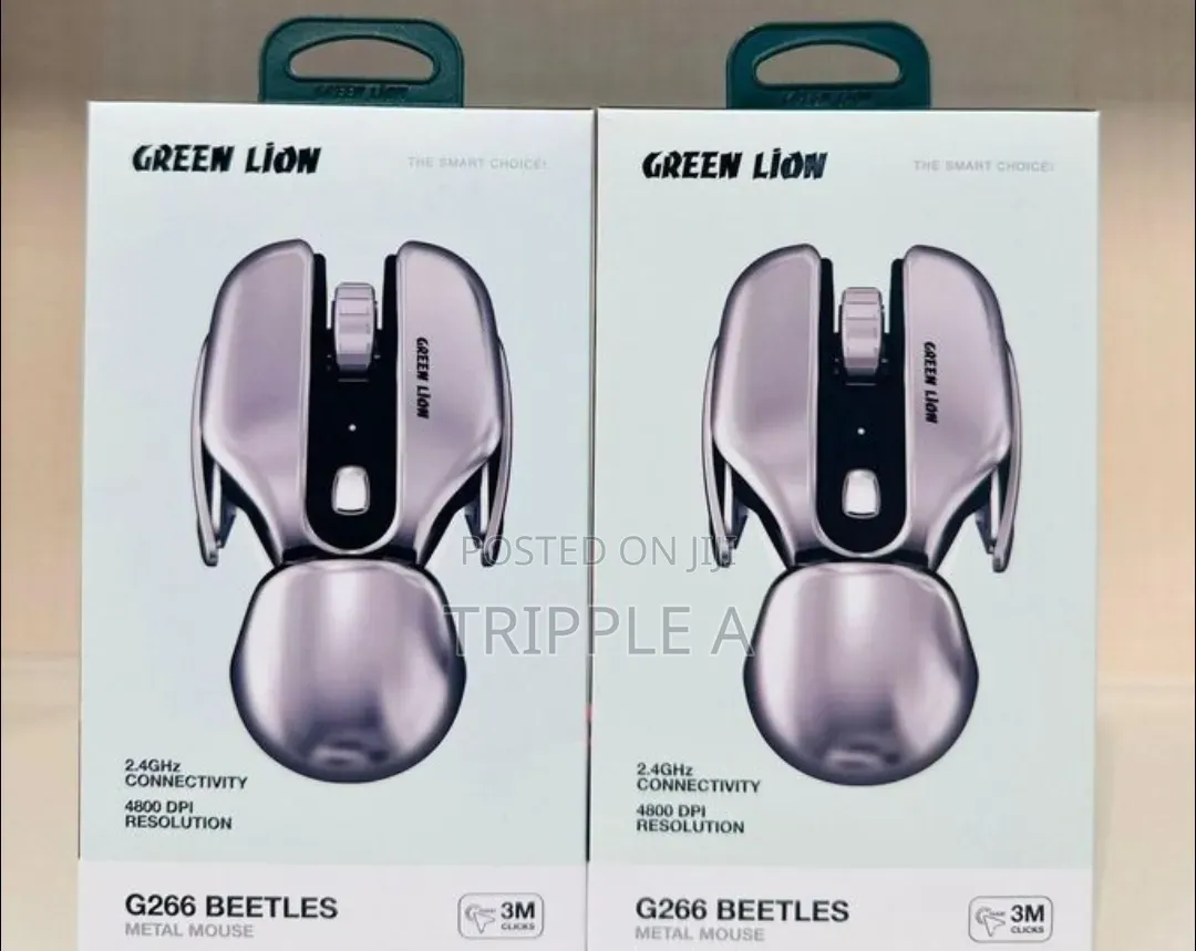 Greenlion G266 Beetles Metal Mouse