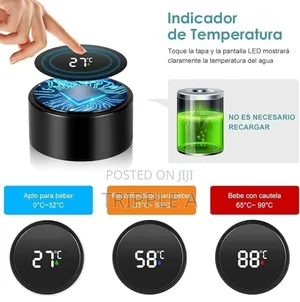 Smart 500ml Portable Flask With Water Temperature Display