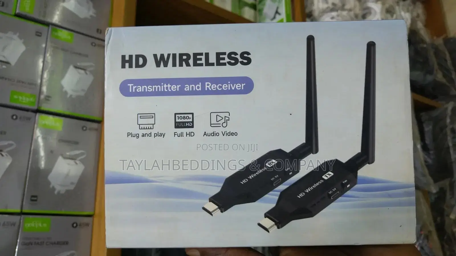 50m Wireless Hdmi Extender Video Transmitter Receiver Screen Mirroring