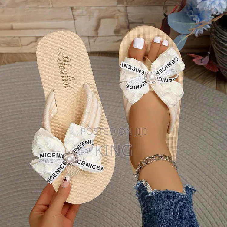 Bow Detail Platform Sandals