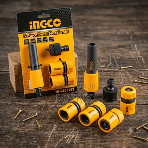 Ingco Water Hose Quick Connector Set With Sprayer