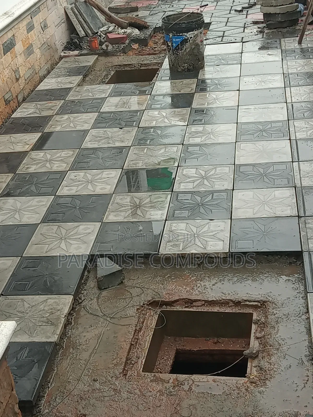 Concrete Tile Installation