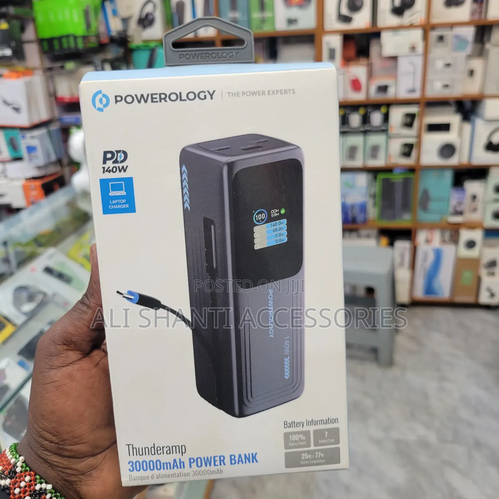 Powerology Thunderamp 30000mah Laptop Power Bank