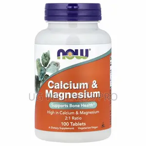Now Foods Calcium Magnesium, 100 Tablets