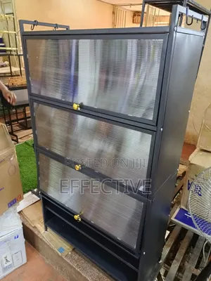 Freestanding Multi-tier Metal Cabinet