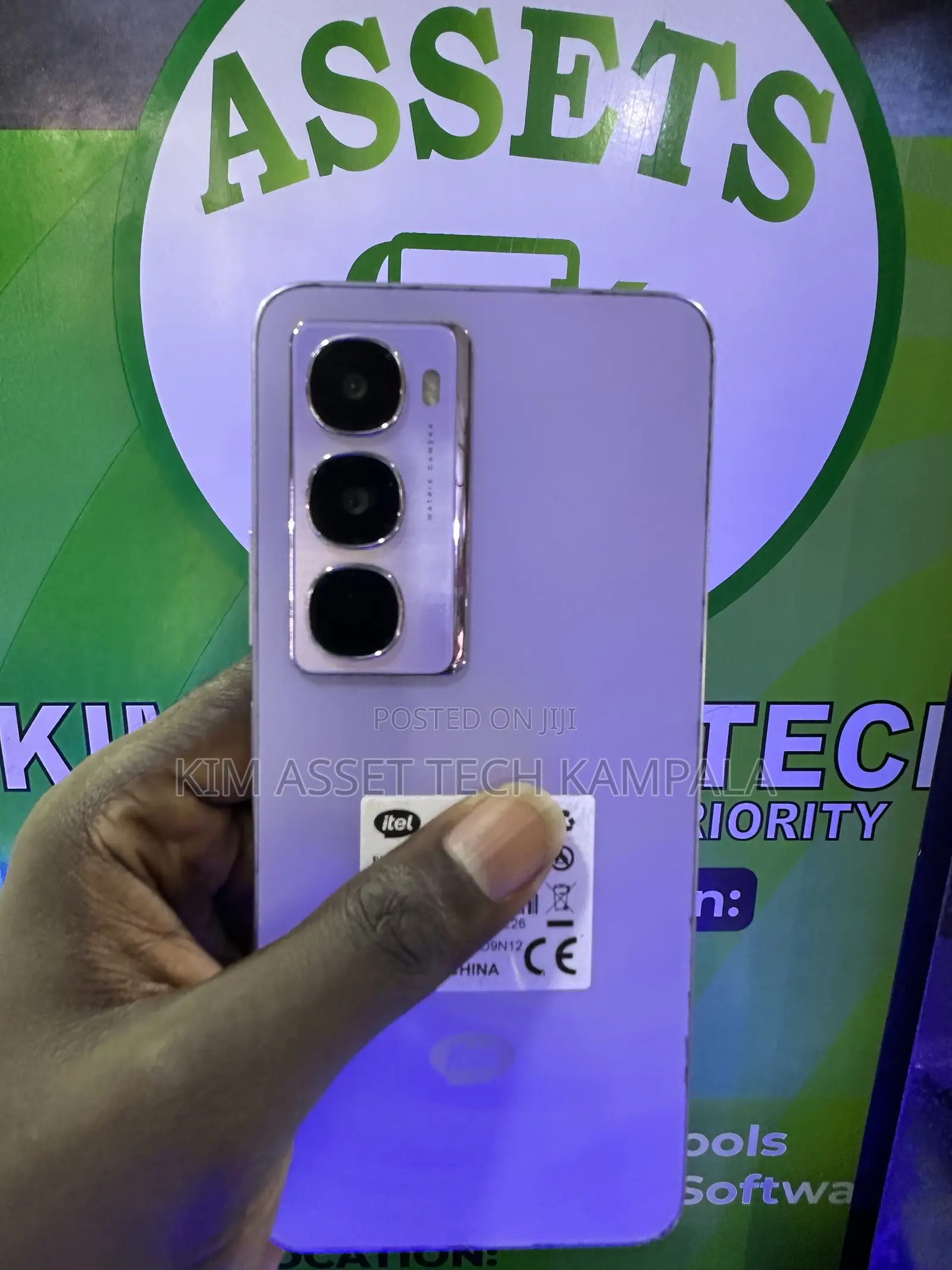 Itel City 100 128 GB Purple