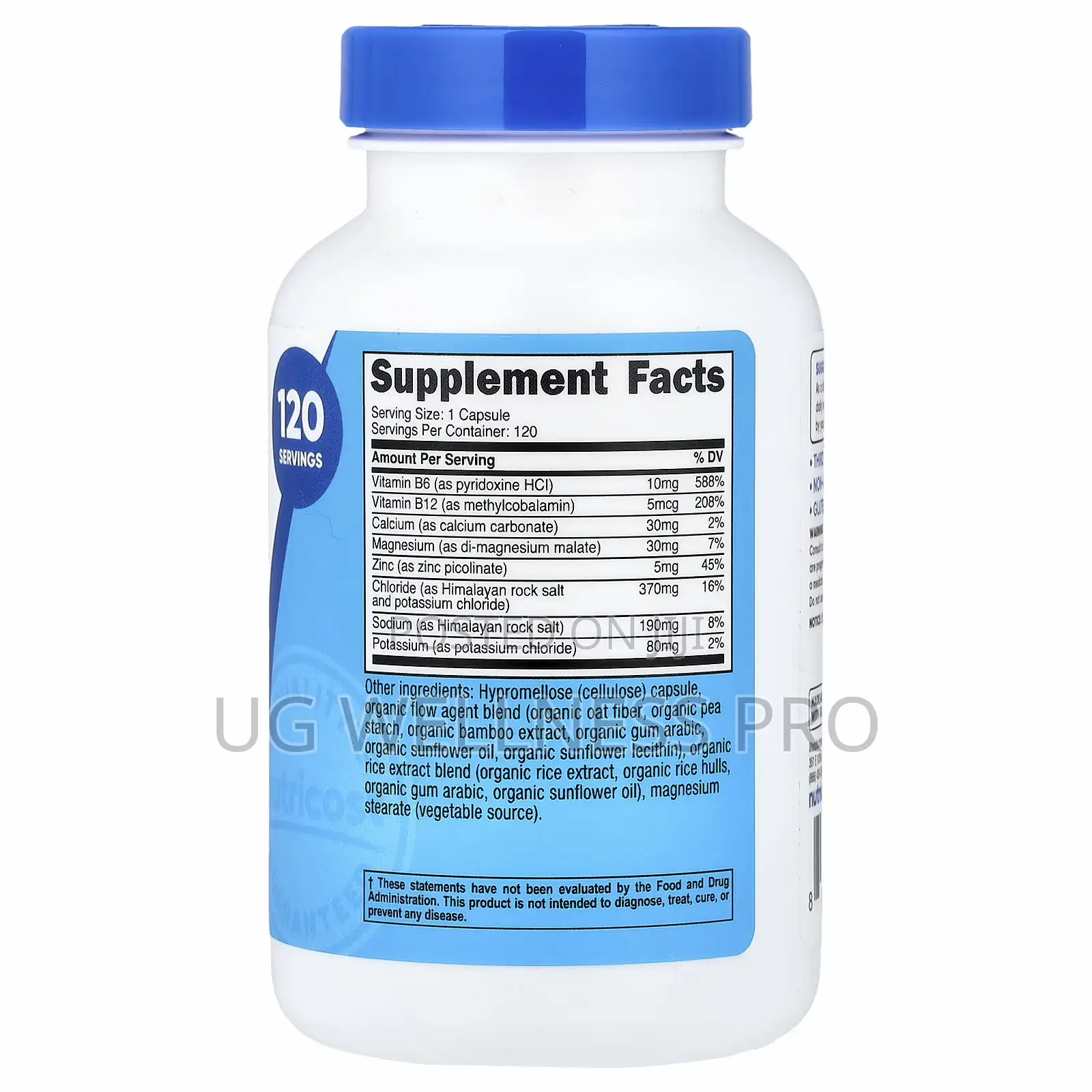 Nutricost Electrolyte Complex, 120 Capsules