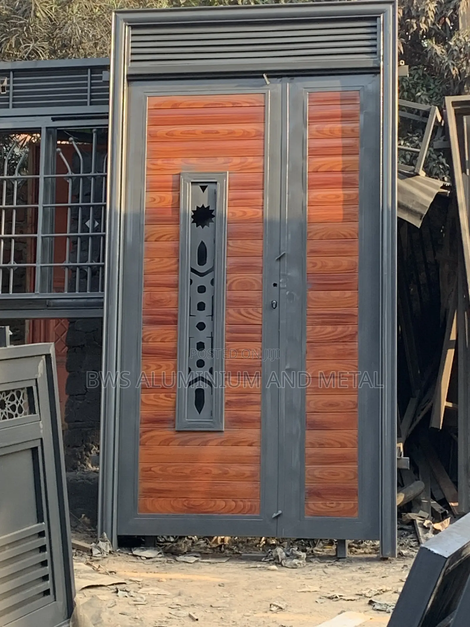 Mahogany Front Door