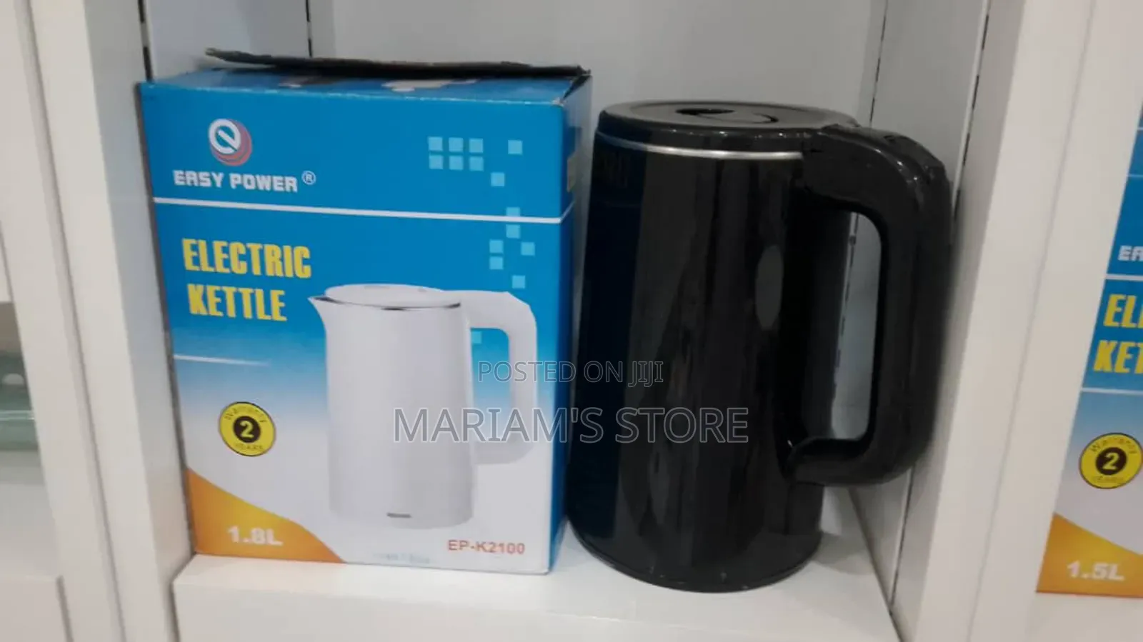 An Easy Power 1.8l Stainless Electric Kettle .