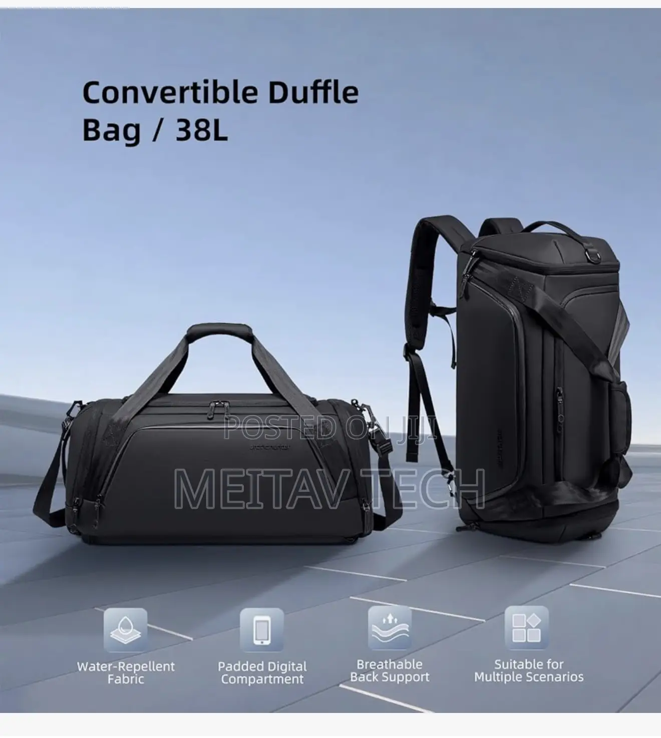 Arctic Hunter 33l Duffle Bag Convertible Travel Bag