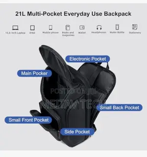 Golden Wolf Laptop Backpack for Men Stylish 21l
