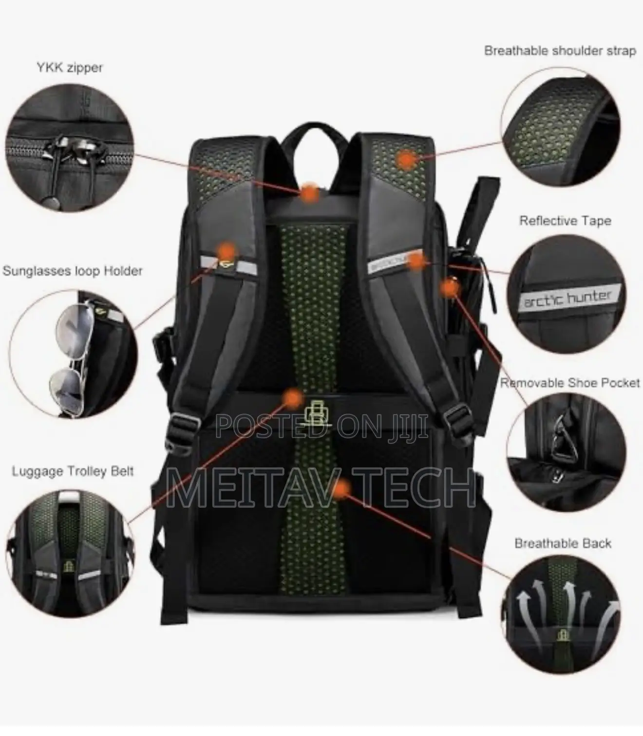 Arctic Hunter Durable Gym Sports Backpack