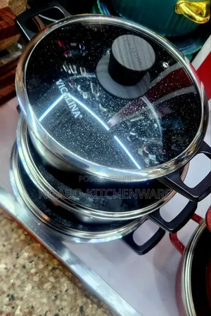 Vicalina Brand Black Non-Stick Cooking Pot Set