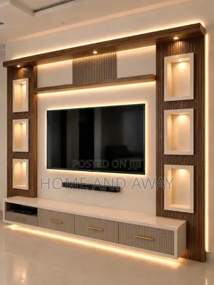 Spot Lights Wall Unit Tv Stands in Any Colour From 2,500,000/-