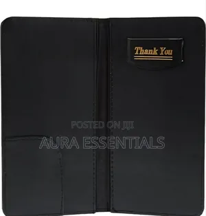 Elegant Leather Bill Folder